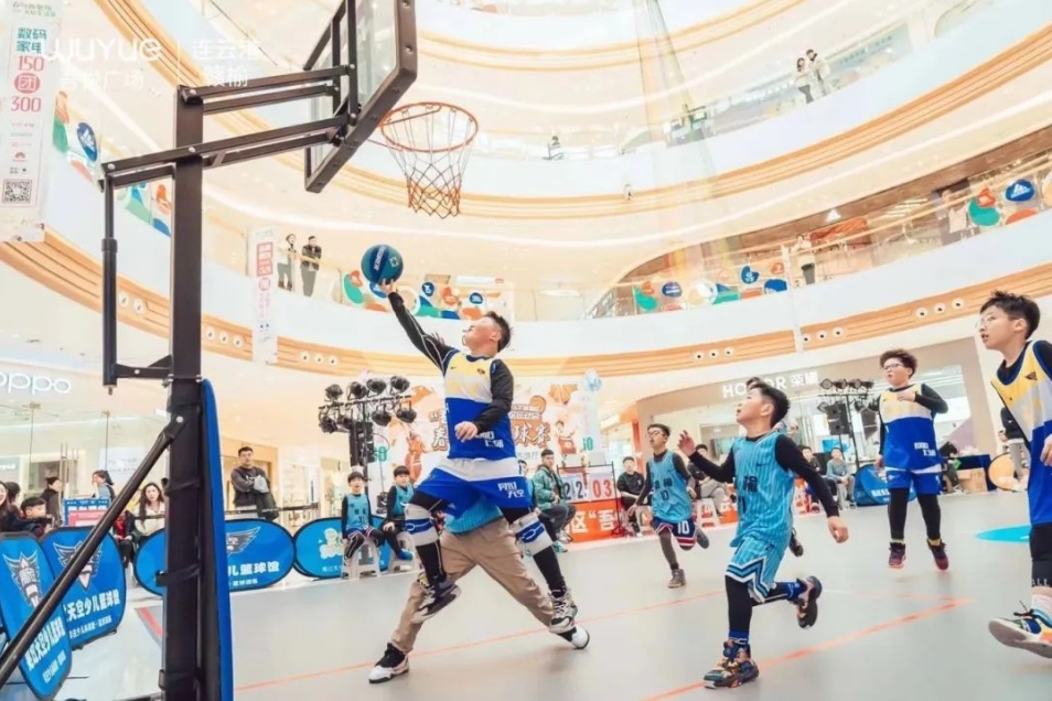 赣榆区举办社区运动会春季少儿篮球赛