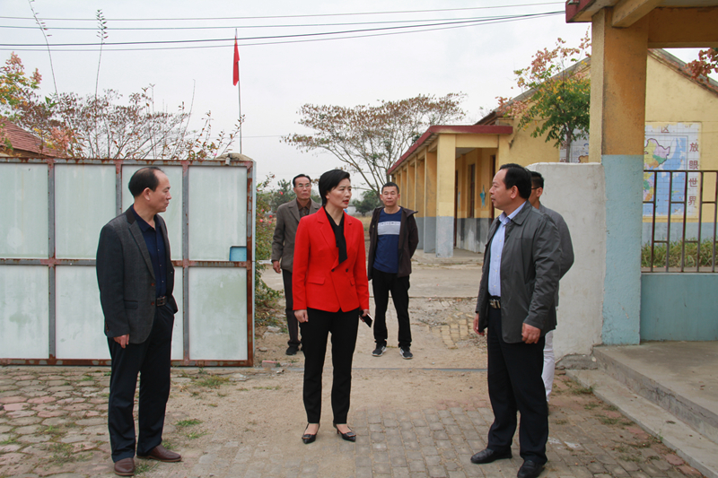 局长居潘娣到马站小学调研 - 赣榆教育在线