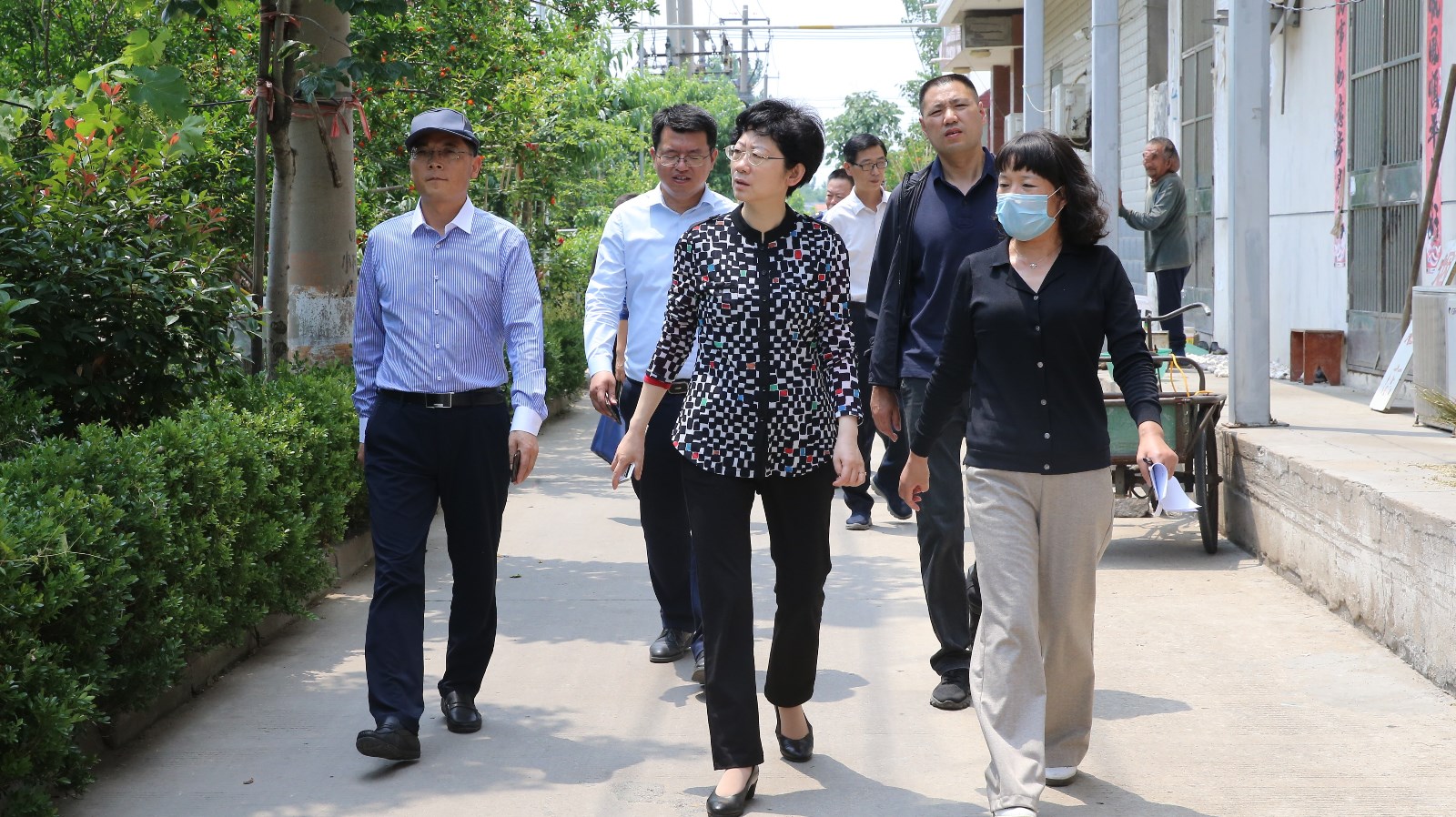 高新区管委会主任李莉督查重点征收地块及环境综合整治工作